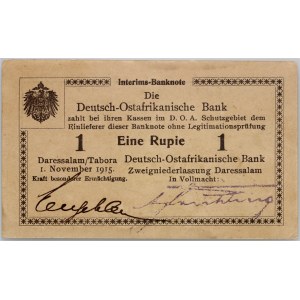 German East Africa, 1.11.1915, 1 Rupee, Series B2