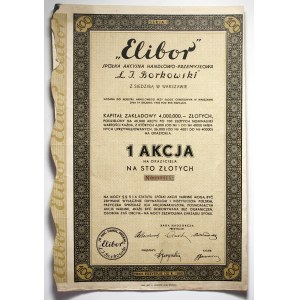 Elibor Sp. Akc. Handlowo-Przemysłowa Ł. J. Borkowski, 100 zł