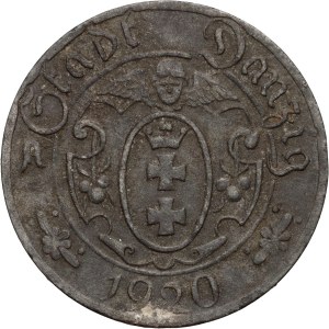 Svobodné město Gdaňsk, 10 fenges 1920, Gdaňsk, 55 perel