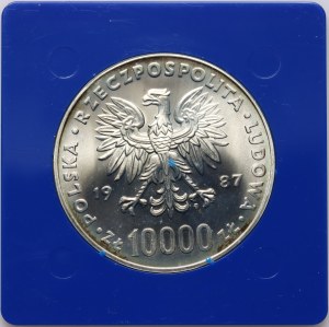 Polská lidová republika, 10000 zlotých 1987, Jan Pavel II.