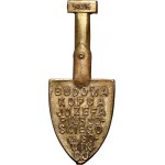 II RP, Miniature commemorative vane from the Pilsudski mound in Sowiniec, 1935