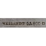 Zestaw srebrnych widelców, Weilandt Juwelier Stettin, (4 sztuki), Niemcy