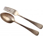 Spoon and fork set with Jastrzebiec coat of arms, silver
