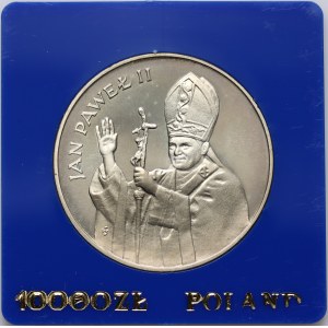 PRL, 10000 złotych 1987, Jan Paweł II
