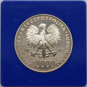 Polská lidová republika, 10000 zlotých 1987, Jan Pavel II.