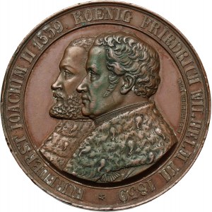 Germany, medal from 1839, 300th anniversary of the Reformation in Brandenburg