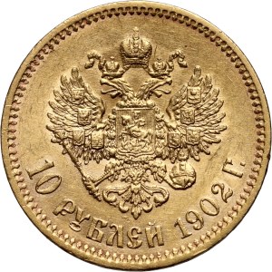 Russia, Nicholas II, 10 Roubles 1902 (АР), St. Petersburg
