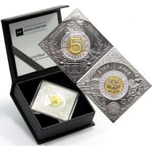 III RP, 5 złotych 2016, 250. rocznica Założenia Mennicy Warszawskiej