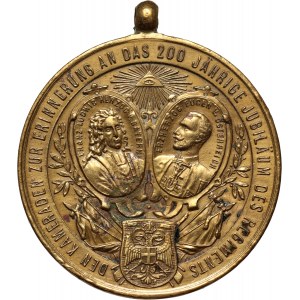 Austria, medal from 1896, 200 years of the Infantry Regiment