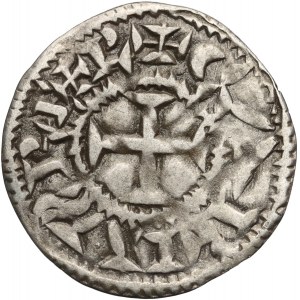 France, Carolingians, Charles III the Simple 893 -922, Denar, Melle