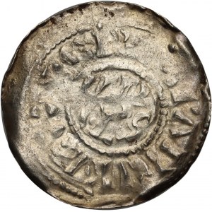 France, Carolingians, Charles III the Simple 893 -922, Denar, Quentovic