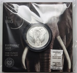 South Africa, 5 Rand 2019, African Elephant, 