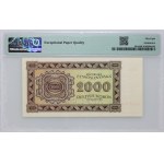 Czechoslovakia, 2000 Korun 1945, 23 Jn series, SPECIMEN