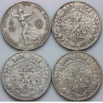 Austria, set of 5 Corona from 1900-1909, (5 pieces)