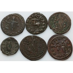 Antique, coin set, (6 pieces)