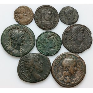 Antique, coin set, (8 pieces)