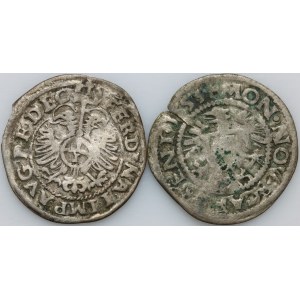 Europa, set of coins 1 Kreuzer from 1534-1563, (2 pieces)