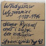 Władysław II Wygnaniec 1138-1146, denar, orzeł i zając, bez znakow