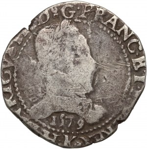 Jindřich z Valois, frank 1579 K, Bordeaux