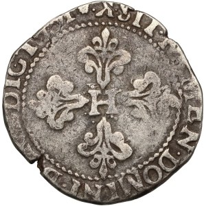 Henryk Walezy, frank 1579 K, Bordeaux