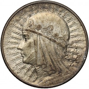 II RP, 10 złotych 1932, Warszawa, Głowa Kobiety