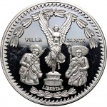 Mexico, 5 Onzas plata pura, Villa Zapata, 5 oz pure silver