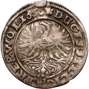 Śląsk, Księstwo Brzesko-Legnicko-Wołowskie, Trzech Braci, 3 krajcary 1656, Brzeg