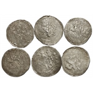 Czechia, Wenceslas IV Luxembourg 1378-1419, set of Prague Groschen (6 pieces)