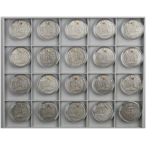 Belarus, set 20 roubles 2007, Alice on the other side of the mirror, (20 pieces)