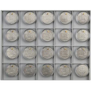 Belarus, set of 20 roubles 2007, Alice on the other side of the mirror, (20 pieces)