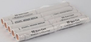 Germany, 10 bank rolls (each contains 50 x 1 euro-cent 2013)