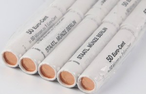 Germany, 10 bank rolls (each contains 50 x 1 euro-cent 2013)