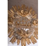 Monstrance with Bernardine trigram
