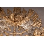 Monstrance with Bernardine trigram