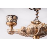 Pair of two-light candlesticks