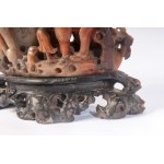 Pair of soapstone potiches