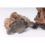 Pair of soapstone potiches
