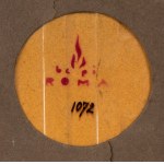 ENEA ANTONELLI Tile with female portrait decoration