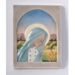 Madonna of the grain, relief plaque