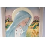 Madonna of the grain, relief plaque