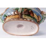 EGISTO FANTECHI Polychrome ceramic centerpiece