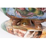 EGISTO FANTECHI Polychrome ceramic centerpiece