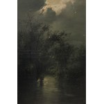 CORIOLANO VIGHI Night with trees