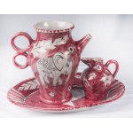 Lot of three ceramics consisting of: