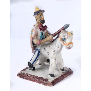 Donkey with Don Quixote