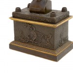 Bronze inkwell,