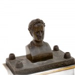 Bronze inkwell,