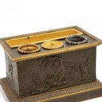 Bronze inkwell,