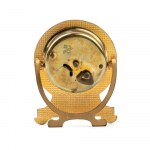 Mauthe time & clock Art Déco with polychrome enamels table clock