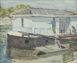 Aleksander BLONDEL (1909-1949), Barka na rzece